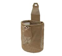 Large-Capacity Foldable Mesh Utility Bag, Dump Pouch, Quick-Release Belt Pouch Size 19x23cm with Drawstring Closure, Waist Storage for Hunting, Camping and Outdoor Hiking