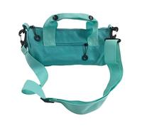 Large Capacity Gym Shoulder Bag Barrel Purse, Adjustable Strap Workout Storage Carrier, Multipurpose Sports Bag for Hiking, Dance, Yoga, Swim, School Use, 11.02x5.91 Inches, Cyan Blue,