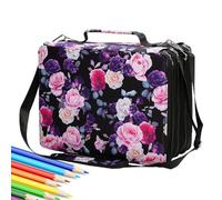Large Capacity Marker Organizer Case, Multi-Compartment Pencil and Marker Storage Box, Versatile Hobby Art Craft Organizer, School Supply and Makeup Brush Storage Container, Gel Pen Holder for Home,