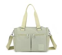 Large Capacity Simple Tote Bag, Ladies Handbags, Work Tote Bag, Nylon Shoulder Bag, Lightweight Crossbody Bags for Women (Green)