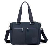 Large Capacity Simple Tote Bag, Ladies Handbags, Work Tote Bag, Nylon Shoulder Bag, Lightweight Crossbody Bags for Women (Dark Blue)