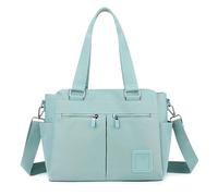 Large Capacity Simple Tote Bag, Ladies Handbags, Work Tote Bag, Nylon Shoulder Bag, Lightweight Crossbody Bags for Women (Blue)