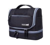 Large Capacity Travel Toiletry Bag | Wet and Dry Separation Storage Organizer | Zippered Pouch with Hook | Ideal Travel Bag for Toiletries, Cosmetics, and Personal Care