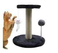 Large Cat Scratching Post, Cat Scratch Toy, Interactive Kitten Tree, Pet Activity Tree with Multilevel Activities Tower for Big Cats and Kittens, 10.24x10.24x11.02 Inches