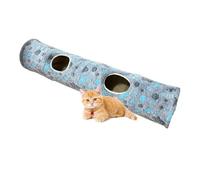 Large Cat Tunnel Toy | Portable Foldable Crinkle Cat Hideaway Tube | Interactive Cat Toy for Small Pets | Fun Entertaining Cat Tunnel for Playtime & Exploration