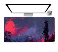 Large Desk Pad, Laptop Mat, 15.8 x 35.4 Inch Base, Chinese Style Design, Non-Slip Base, for Study Area, Workstation, Computer Keyboard Setup, Work Place or Home