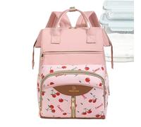 Large Diaper Backpack - Waterproof Baby Bag with Changing Pad | Maternity Tote for Mom Dad Travel Hospital Daycare Essentialss, Diaper Bag Backpack with Stroller Straps