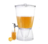 Large Drink Dispenser, Cold Faucet Pitcher, 10L Tank with Spigot, Beer Beverage Vessel, High Capacity with Slim Build, Iced for Restaurant and Home Kitchen and Pantry