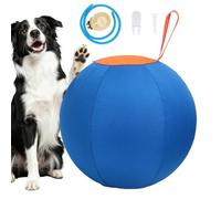 Large Durable Inflatable Herding Ball For Dogs With Pump & Clips | 18/22/26 Inch Tear-Resistant PVC Polyester | Giant Outdoor Play Toy For Exercise | Heavy-Duty Pet Agility Training Equipment