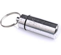 Large Emergency Cash Stash Pill Keyring Aluminium Container by HARTS