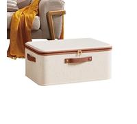 Large Fabric Storage Bin, Foldable Cloth Box, Breathable Organizer with Adorable Fabric, Clothes Container, Home Storages with Spacious Design, Storage Bins for Living Room Bedroom