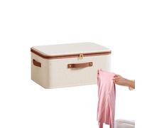 Large Fabric Storage Bin, Foldable Cloth Box, Breathable Organizer with Adorable Fabric, Clothes Container, Home Storages with Spacious Design, Storage Bins for Living Room Bedroom