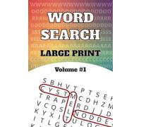 Large-Font Word Search Puzzle Book: Word Searches with easy to read print! | 6x9 inches, 40 pages | 30+ puzzles ... Gifts for vacations, holidays, days away, or staycations..