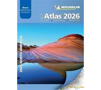 Large Format Atlas 2026 USA - Canada - Mexico (A3-Paperback): USA, Canada, Mexico; With Bonus: North American Driving Tours (Atlas (Michelin))