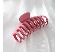 Large Hair Claw Clips for women, Big Hair Clips Non-Slip Ponytail Barrette Strong Hold Claw Clips for girls Long Thick Hair (4 piezas) (sandía roja)