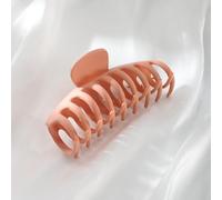 Large Hair Claw Clips for women, Big Hair Clips Non-Slip Ponytail Barrette Strong Hold Claw Clips for girls Long Thick Hair (4 piezas) (coral)