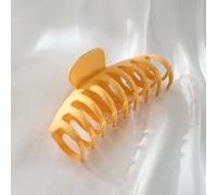 Large Hair Claw Clips for women, Big Hair Clips Non-Slip Ponytail Barrette Strong Hold Claw Clips for girls Long Thick Hair (4 piezas) (amarillo)