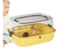 Large Hamster Cage - Fun Interactive Home Hámsters for Hamsters and Mice, Portable Carrier and Home Habitat for Mice End Other Small Pets, Hamsters - Includes All Accessories