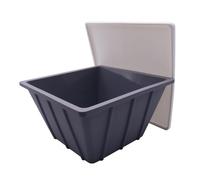 Large Ice Block Mold - 23x23x12.3cm Silicone Ice Block Mold With Lid | Extra Large 8lb Beverage Chiller Tray For Bathtub Cold Soak Water Cooler Beach Picnic Adults Men