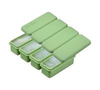 Large Ice Molds Tray Lid, 4 Grid Easy Release Ice Block Maker for Whiskey, Bourbon, Vodka, Tequila, Cognac, Brandy, Cocktail Chilling, Homebar Beverage Cooling, Strong Silicone Mold Freezer