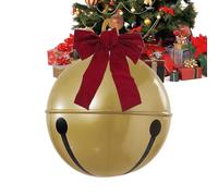 Large Inflatable Christmas Ornaments, Giant Bow Bell Inflatables Christmas Decorations, Holiday Decor for Indoor, Outdoor, Party, Home, Lawn, Garden, Yard, Patio, Porch, 23.62 Inches