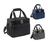 Large Insulated Cooler Bag - 15L Thermal Grocery Tote | Leakproof Oxford Cloth +, 30x23x23cm Hot/Cold Food Transport, Reusable Lunch Bag for Work Picnic Camping Travel