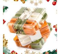 Large Laberinto 3D Puzzles Maze Cube, Puzzle Maze Cube, 2 en 1 Laberinto de Bolas Juguete, Juguete Educativo Regalo para Niños Adultos (A)