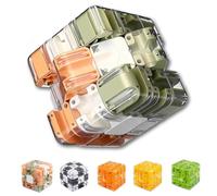 Large Labyrinth 3D Maze Cube,3D Maze Puzzle Cube,Engaging Brain Teaser Toy,Spatial Awareness Brain Training Toy, Sharpen Hand-Eye Coordination and Concentration for Kids and Adults (Tricolor)