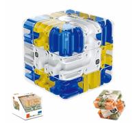 Large Labyrinth 3D Maze Cube,Interactive Toy Brain Teaser,Puzzle Maze Ball,Challenge 3x3 Cube Toy,Improve Spatial Recognition and Cultivate Logical Thinking,for Kid & Teen & Adult(B)