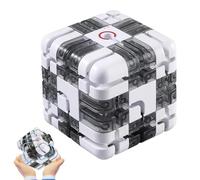 Large Labyrinth 3D Puzzle Maze Cube, 3D Maze Puzzle Cube, Spatial Awareness Brain Training Toy for Stress Relief & Logic Development, Educational Focus Game Gift for Adults Teens (C)