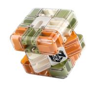 Large Labyrinth 3D Puzzle Maze Cube, Engaging Brain Teaser Toy, 3D Maze Cube, Improve Spatial Recognition and Cultivate Logical Thinking (Colorblock)