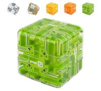 Large Labyrinth 3D Puzzle Maze Cube - Engaging Brain Teaser Toy,3D Maze Puzzle Cube Brain Teaser Game,Logical Challenge 3x3,for Stress Relief & Logic Development-C