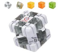 Large Labyrinth 3D Puzzle Maze Cube - Engaging Brain Teaser Toy,3D Maze Puzzle Cube Brain Teaser Game,Logical Challenge 3x3,for Stress Relief & Logic Development-B