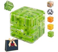 Large Labyrinth 3D Puzzle Maze Cube - Engaging Brain Teaser Toy, Labyrinth Puzzle Cube Interactive Maze Game for Kids and Adults, High - Difficulty Puzzle for Developing Cognitive Skill (E)