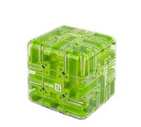 Large Labyrinth 3D Puzzle Maze Cube Engaging Brain Teaser Toys for Adults and Kids Challenging Logic Puzzle Ball Stress Relief Fidget Cube IQ Training and Cultivate Logical Thinking (1PCS-D)