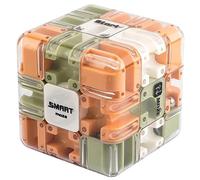 Large Labyrinth 3D Puzzle Maze Cube, Puzzle Maze Cube - Engaging Brain Teaser Toy, Cultivate Logical Thinking, Hours of Challenging Fun (Two-Color-b)