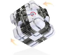 Large Labyrinth 3D Puzzles Maze Cube - Engaging Brain Teaser Toy Maze Ball, Develop The Ability to Concentrate, Thickened ABS Material, Sealed Cover Design, Puzzle for Adults Teens (Gray)