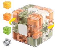 Large Labyrinth 3D Puzzles Maze Cube - Engaging Brain Teaser Toy, Maze Cube, Puzzle Ball, Resistant to Falling, Improve Concentration, Spatial Logic Puzzle for Kids and Adults (Normal)