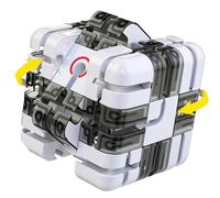 Large Labyrinth 3D Puzzles Maze Cube - Engaging Brain Teaser Toy, Maze Cube, Puzzle Ball, Resistant to Falling, Improve Concentration, Spatial Logic Puzzle for Kids and Adults (Grey)