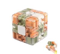Large Labyrinth 3D Puzzles Maze Cube - Engaging Brain Teaser Toy, Spatial Awareness Brain Training Toy, Mind Teaser Challenge Game, Educational Focus Game Gift for Adults Teens (1PC)