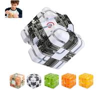 Large Labyrinth 3D Puzzles Maze Cube - Engaging Brain Teaser Toy, Spatial Awareness Brain Training Toy for Stress Relief & Logic Development, Improve Spatial Recognition (Grey)