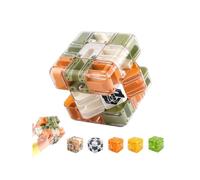 Large Labyrinth 3D Puzzles Maze Cube - Engaging Brain Teaser Toy, Spatial Logic Puzzle for Magic 3D Maze Magic Cube & Ball, Improve Spatial Recognition and Cultivate Logical Thinking (A)