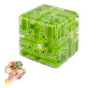 Large Labyrinth 3D Puzzles Maze Cube - Engaging Brain Teaser Toy, Spatial Logic Puzzle for Magic 3D Maze Magic Cube & Ball, Improve Spatial Recognition and Cultivate Logical Thinking (C)