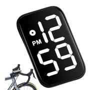Large LED Display Digital Car Clock - Stick On Waterproof Dashboard Watch |