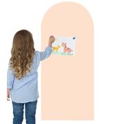 Large Magnetic Chalkboard, Reusable Smooth Writing Board, 24x18 Inch Peelable Wall Sheet, Sturdy Classroom Exterior, Interactive with Easy Clean Design, Kids Students Home