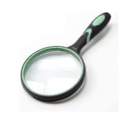 Large Magnifying Glass 10x Handheld Reading Magnifier for Seniors Kids - 100mm 4inches Real Glass Magnifying Lens for Book Newspaper Reading, Insect -