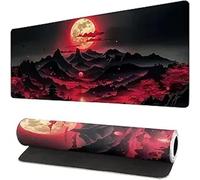 Large Mouse Mat XXL, Washable Gaming Mouse Pad with Anti-Slip Rubber Base, Extended Desk Pad Gaming Keyboard Mousepad for Office & Home(800x400x3mm,Rolling Hills)