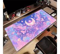 Large Mouse Mat XXL, Washable Gaming Mouse Pad with Anti-Slip Rubber Base, Extended Desk Pad Gaming Keyboard Mousepad for Office & Home(800x400x3mm,Fantasy Wonderland)