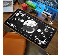 Large Mouse Mat XXL, Washable Gaming Mouse Pad with Anti-Slip Rubber Base, Extended Desk Pad Gaming Keyboard Mousepad for Office & Home(700x400x2mm,Japanese Style)
