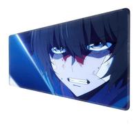 Large mouse pad XXL - sewn edge - anti slip base - washable - suitable for gaming mouse pads, office mouse pads, computer keyboard pads, protective pads, mouse auxiliary pads 90 × 40 (boys)